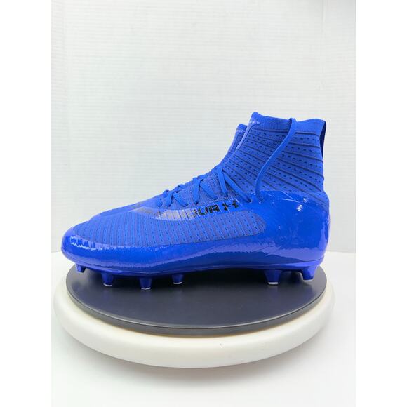 Under Armour UA Highlight 2 MC Knit Mens Sz 13 Blue Football Cleats 3027304-400 - Picture 1 of 9